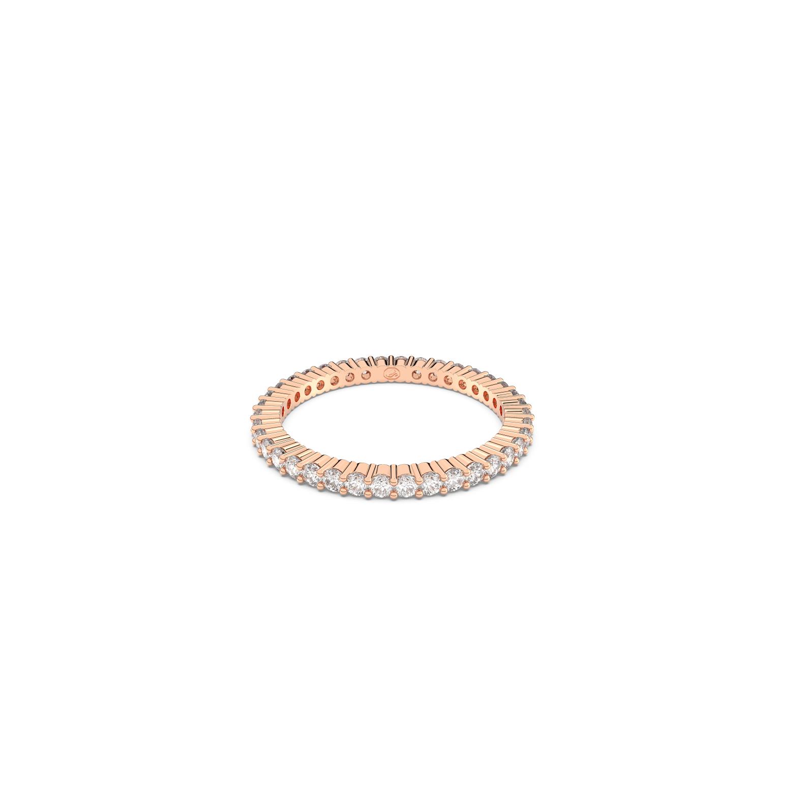 Swarovski Matrix Vittore Ring - Rose Gold-Tone Plated 58